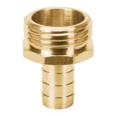 Conector sencillo 1/2″, macho, de latón maquinado