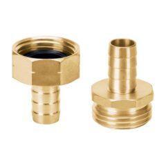 Conectores macho y hembra 1/2″, de latón