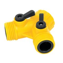 Conector «Y» plástico, entrada 3/4″