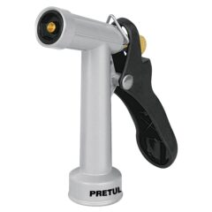 Pistola metálica p/riego, 4″