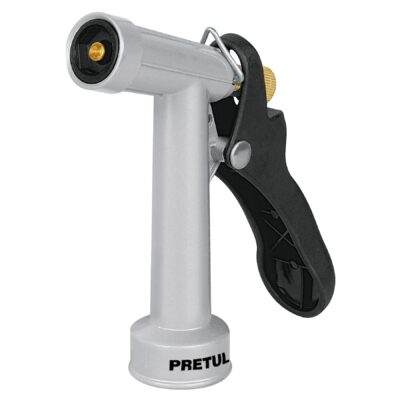 Pistola metálica p/riego, 4″