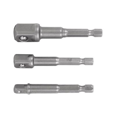 Juego adaptadores para dados, 1/4″, 3/8″ y 1/2″, 3 piezas