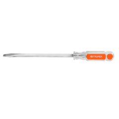 Desarmador plano, barra cuadrada, mango acetato, 3/8 x 8″