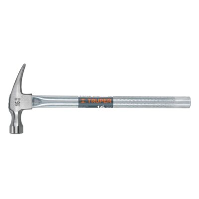Martillo uña recta 16 oz, mango tubular
