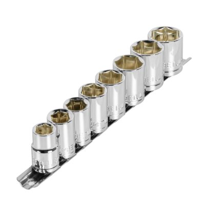 Juego de 8 dados cuadro 1/2″ mm