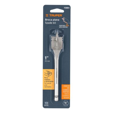 Broca plana de manita, 1″