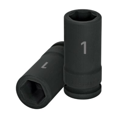 Dado largo de impacto de 1″, 6 puntas, cuadro 3/4″
