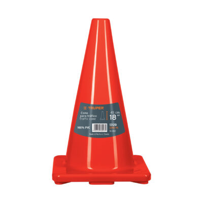 Cono de precaución de 45 cm de PVC