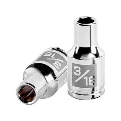 Dado de 3/16″, 6 puntas, cuadro 1/4″