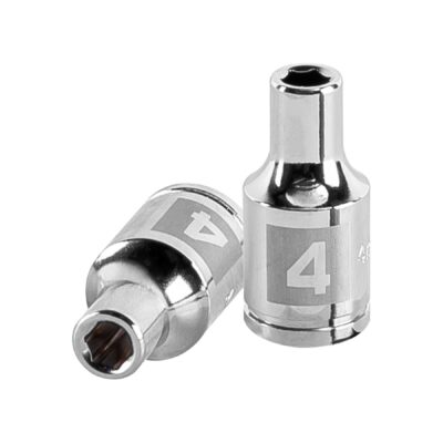 Dado de 4 mm, 6 puntas, cuadro 1/4″