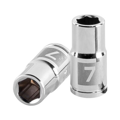 Dado de 7 mm, 6 puntas, cuadro 1/4″