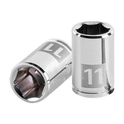 Dado de 11 mm, 6 puntas, cuadro 1/4″