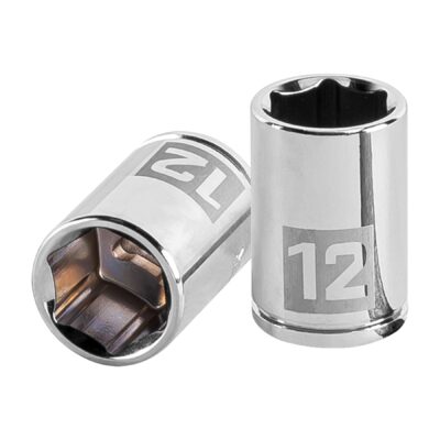 Dado de 12 mm, 6 puntas, cuadro 1/4″