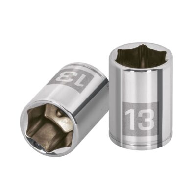 Dado de 13 mm, 6 puntas, cuadro 1/4″