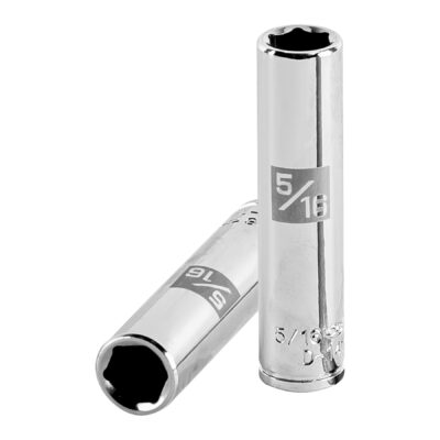 Dado largo de 5/16″, 6 puntas, cuadro 1/4″