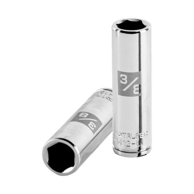 Dado largo de 3/8″, 6 puntas, cuadro 1/4″