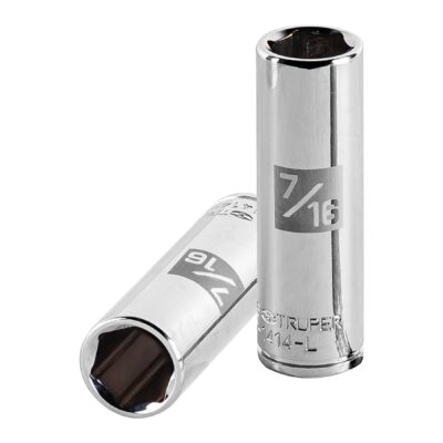 Dado largo de 7/16″, 6 puntas, cuadro 1/4″