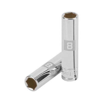 Dado largo de 8 mm, 6 puntas, cuadro 1/4″