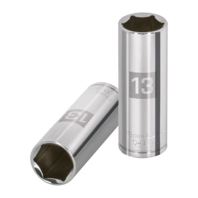 Dado largo de 13 mm, 6 puntas, cuadro 1/4″