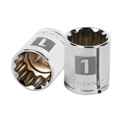 Dado de 1″, 12 puntas, cuadro 1/2″