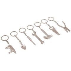 Pieza de llavero tipo herramienta en display box con 49 pz