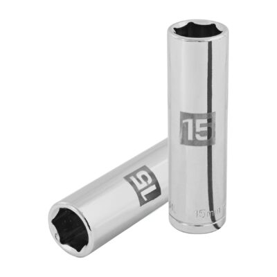 Dado largo de 15 mm, 6 puntas, cuadro 1/2″