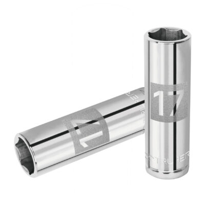 Dado largo de 17 mm, 6 puntas, cuadro 1/2″