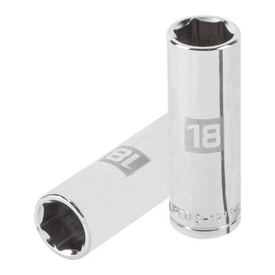 Dado largo de 18 mm, 6 puntas, cuadro 1/2″