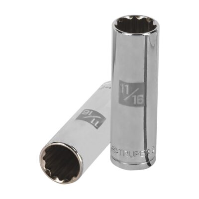 Dado largo de 11/16″, 12 puntas, cuadro 1/2″