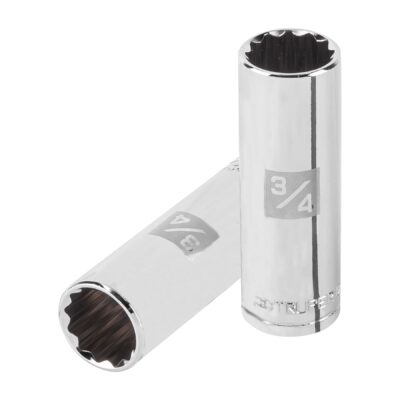 Dado largo de 3/4″, 12 puntas, cuadro 1/2″