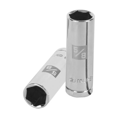 Dado largo para bujía de 5/8″, 6 puntas, cuadro de 1/2″