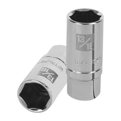 Dado largo para bujía de 13/16″, 6 puntas, cuadro 1/2″