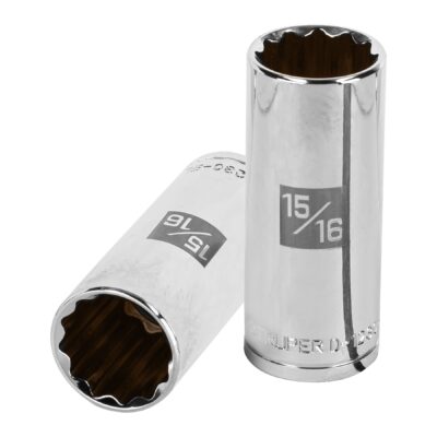 Dado largo de 15/16″, 12 puntas, cuadro 1/2″