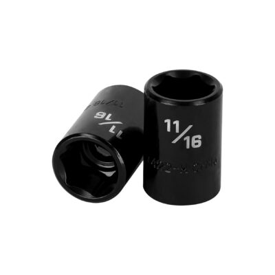 Dado de impacto de 11/16″, 6 puntas, cuadro 1/2″