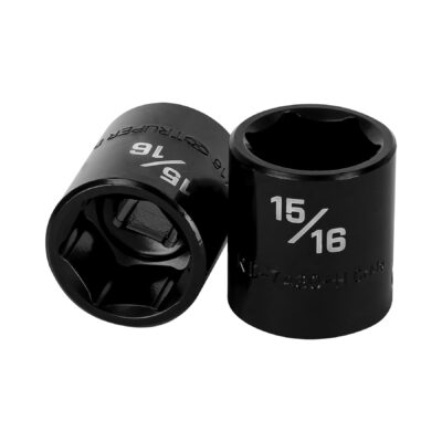 Dado de impacto de 15/16″, 6 puntas, cuadro 1/2″