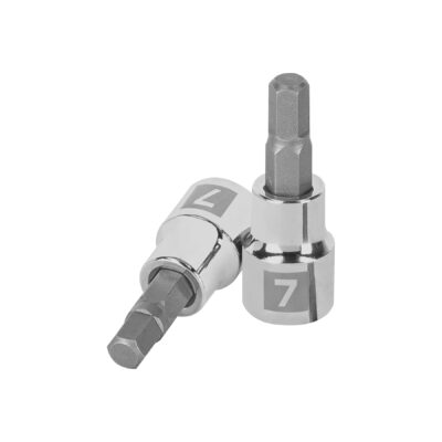 Dado punta hexagonal de 7 mm, cuadro 3/8″