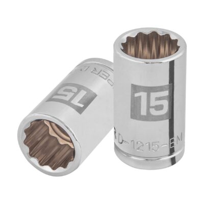 Dado de 15 mm, 12 puntas, cuadro 1/2″