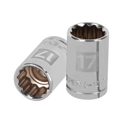 Dado de 17 mm, 12 puntas, cuadro 1/2″