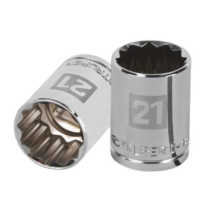 Dado de 21 mm, 12 puntas, cuadro 1/2″