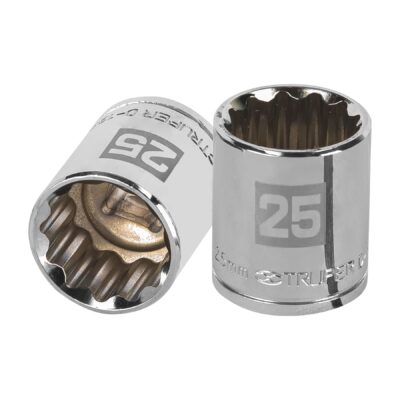 Dado de 25 mm, 12 puntas, cuadro 1/2″