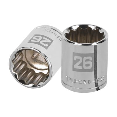 Dado de 26 mm, 12 puntas, cuadro 1/2″