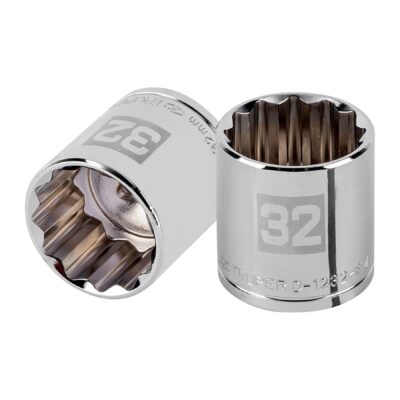 Dado de 32 mm, 12 puntas, cuadro 1/2″