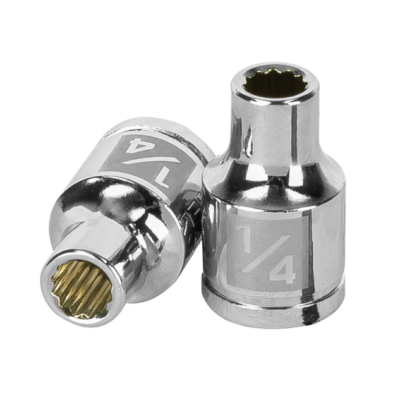 Dado de 1/4″, 12 puntas, cuadro 3/8″