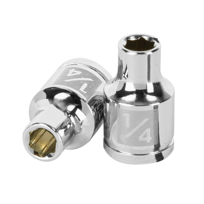 Dado de 1/4″, 6 puntas, cuadro 3/8″