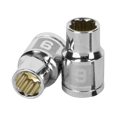 Dado de 9 mm, 12 puntas, cuadro 3/8″