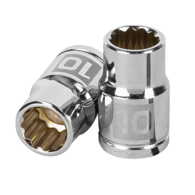 Dado de 10 mm, 12 puntas, cuadro 3/8″