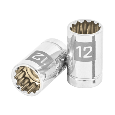 Dado de 12 mm, 12 puntas, cuadro 3/8″