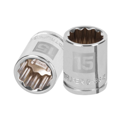 Dado de 15 mm, 12 puntas, cuadro 3/8″