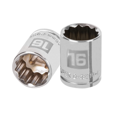 Dado de 16 mm, 12 puntas, cuadro 3/8″