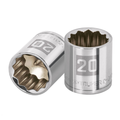 Dado de 20 mm, 12 puntas, cuadro 3/8″